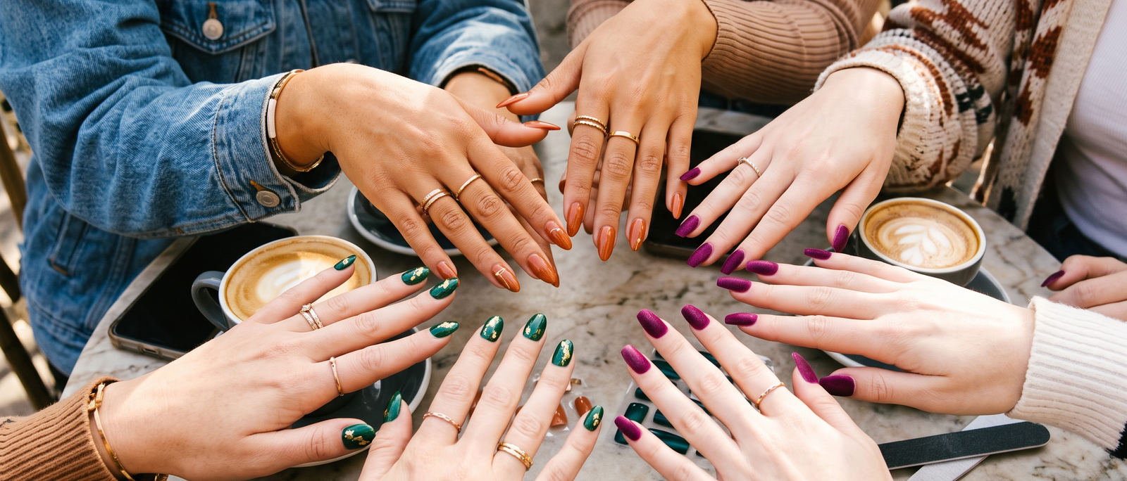 Trending Press-On Nail Colors for Brown and Dusky Skin Tones